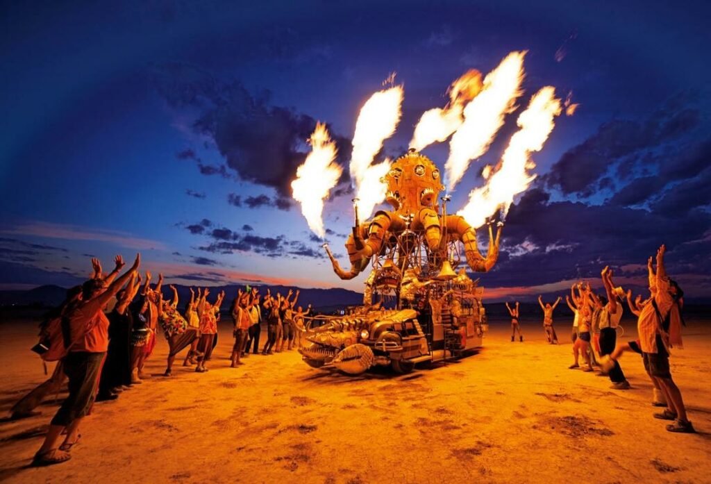 Burning man