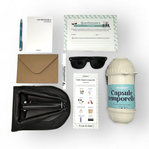 Kit capsule temporelle spécial EVG - Un EVG inoubliable toodays.me