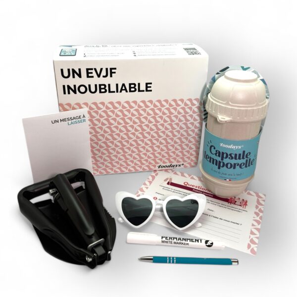 Kit capsule temporelle spécial EVJF - Un EVJF inoubliable toodays.me